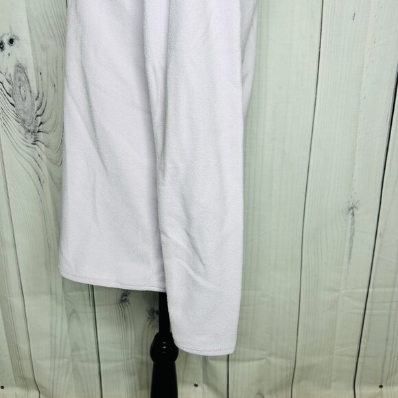 North Face Sweatshirt Womens Sz S Light Purple Fleece 1/4 Zip Pullover Outdoor - Picture 6 of 9